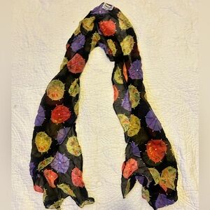 Chico's Multicolor Floral Scarf